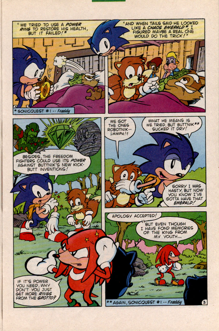 Sonic - Archie Adventure Series January 1997 Page 3